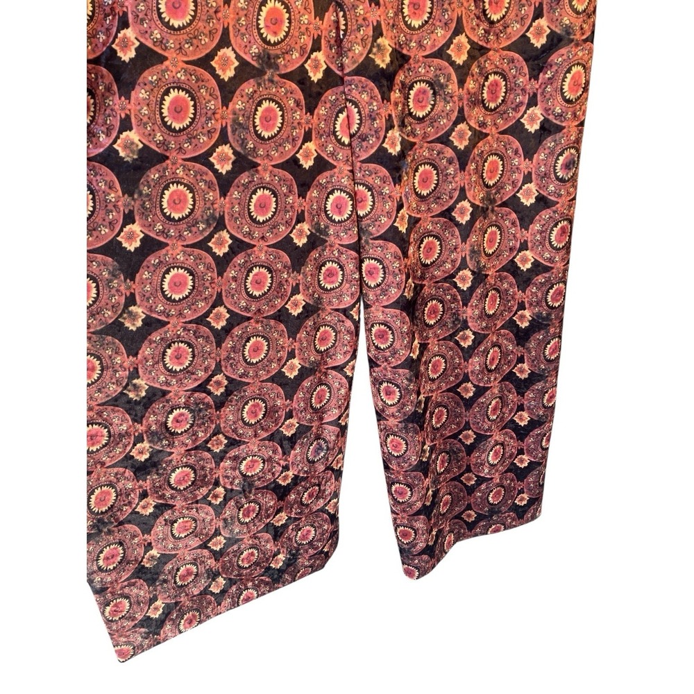Natural Life Velour Boho Harem Jumpsuit Women's Size L - Medallion Print - Picture 3 of 7